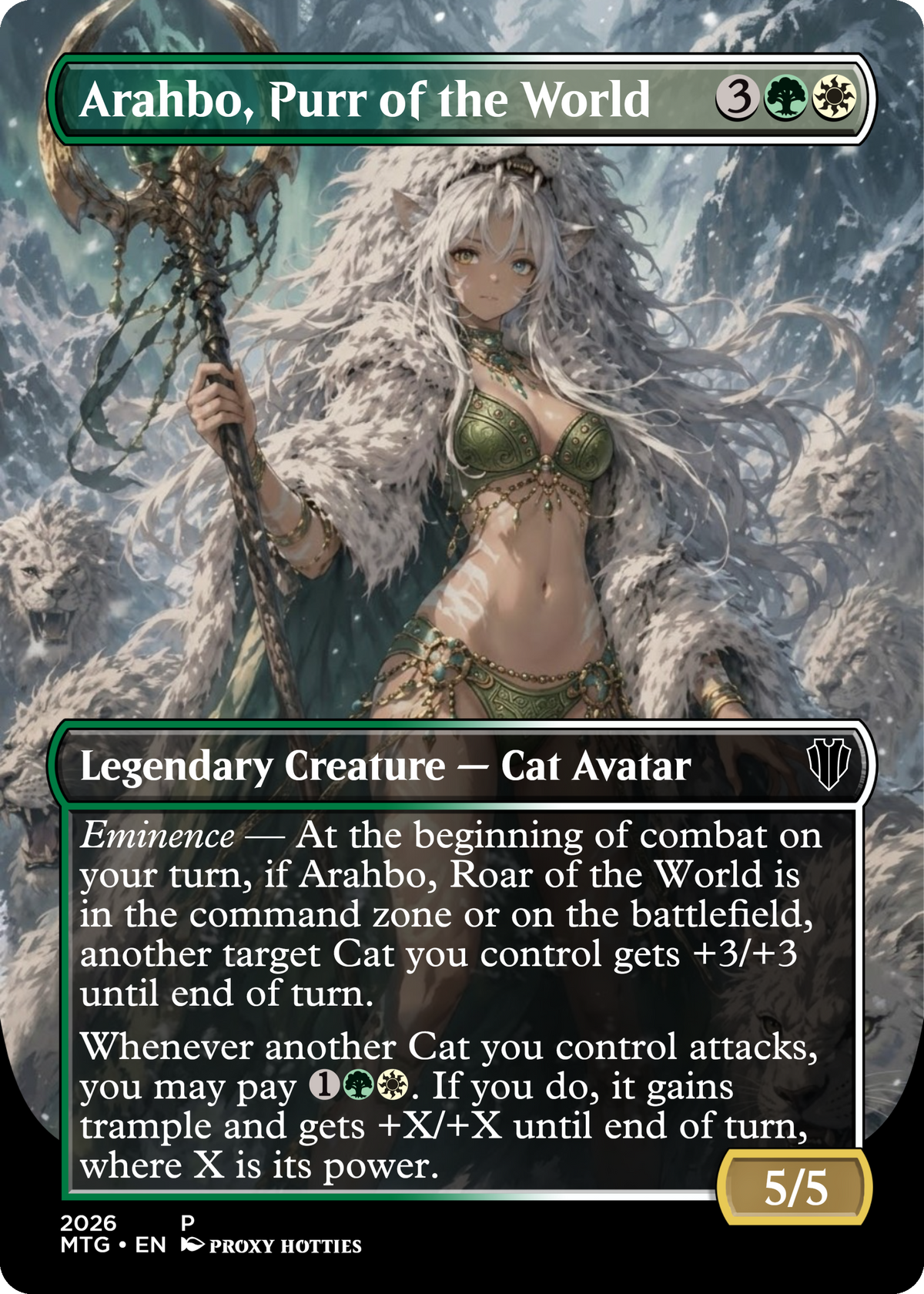 Arahbo, Roar of the World Swimsuit Proxy