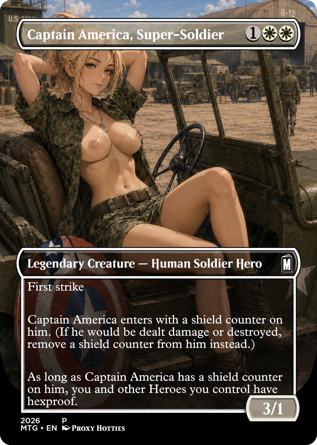 Captain America, Super Soldier NSFW Proxy