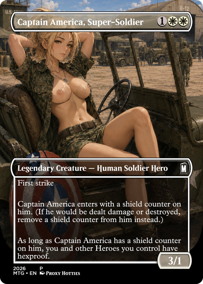 Captain America, Super Soldier NSFW Proxy — Secret Listings