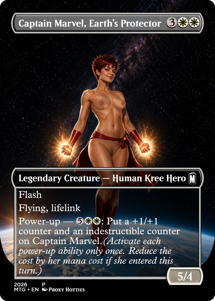 Captain Marvel, Earth's Protector NSFW Proxy — Secret Listings
