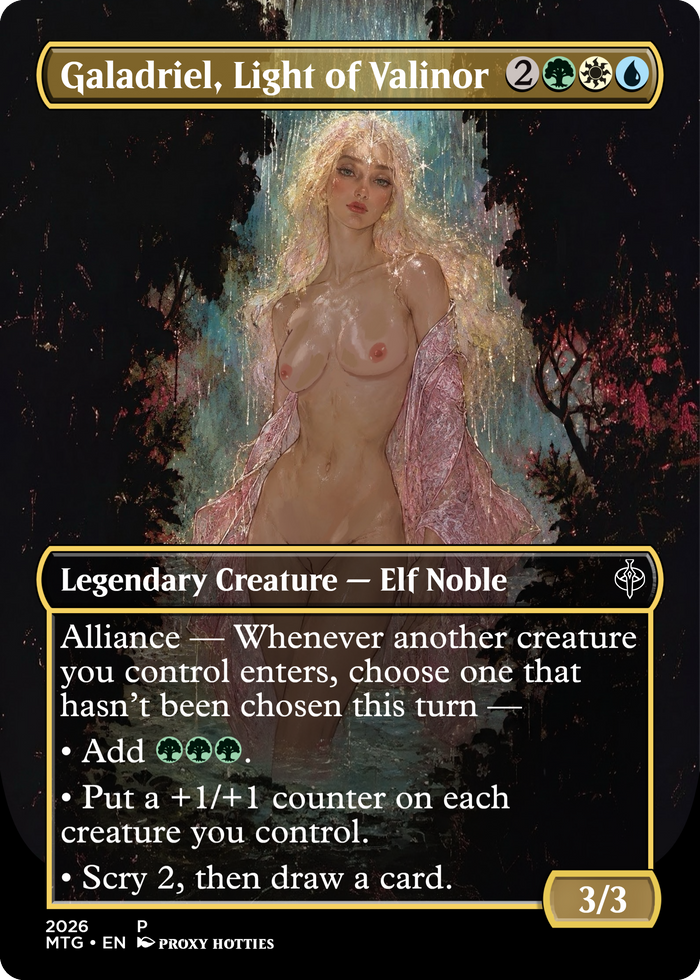 Galadriel Light of Valinor NSFW Proxy — Secret Listings