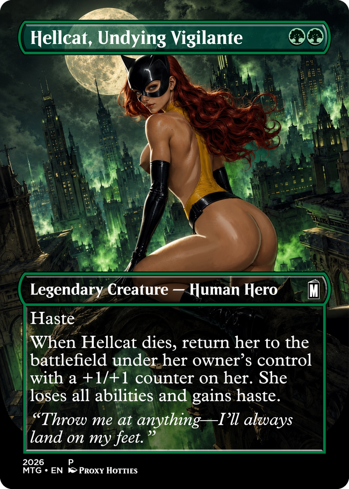 Hellcat, Undying Vigilante NSFW Proxy — Secret Listings
