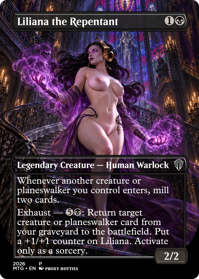 Liliana the Repentant NSFW Proxy — Secret Listings