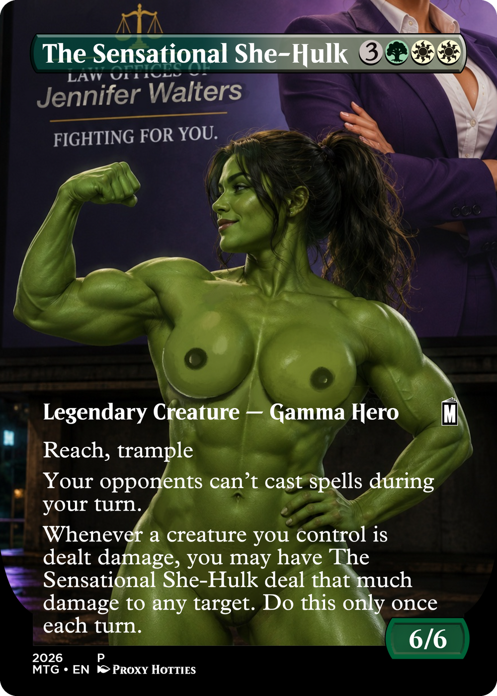 Jennifer Walters The Sensational She-Hulk NSFW Proxy — Secret Listings
