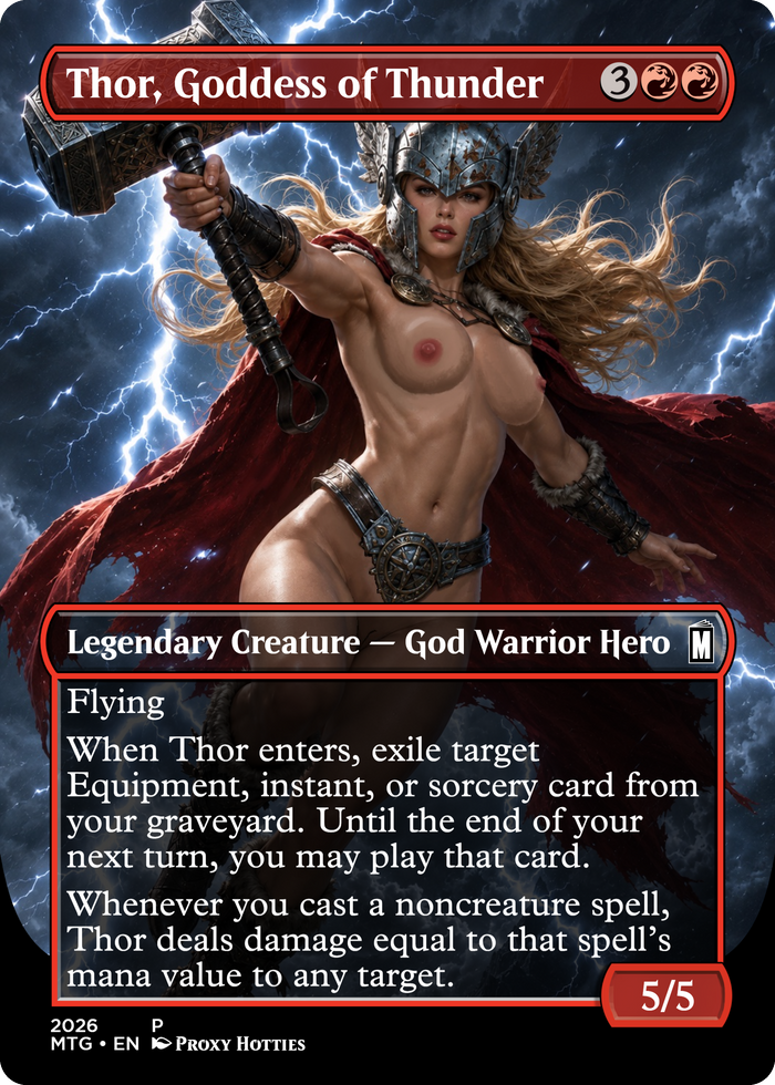 Thor God of Thunder NSFW Proxy — Secret Listings