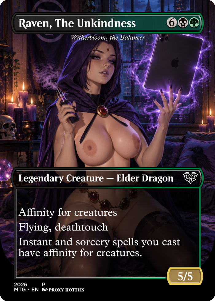 Witherbloom, the Balancer(Adult Raven) NSFW Proxy