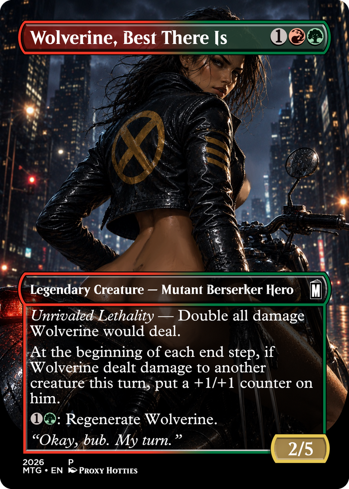 Wolverine Best There Is NSFW Proxy genderbent — Secret Listings