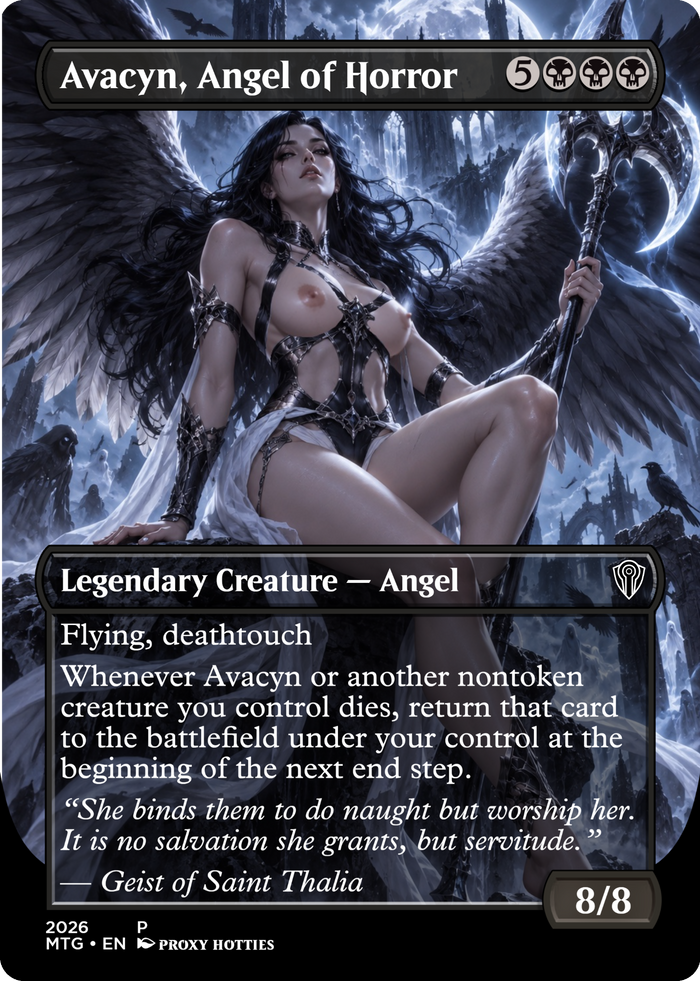 Avacyn, Angel of Horror Secret Listings proxy card