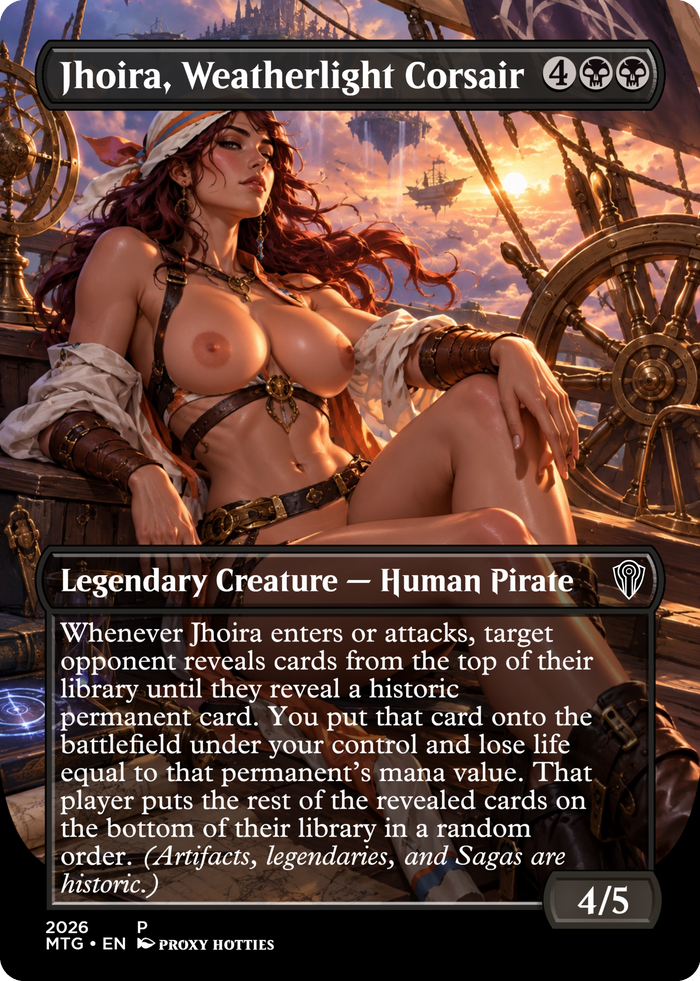 Jhoira, Weatherlight Corsair Secret Listings proxy card
