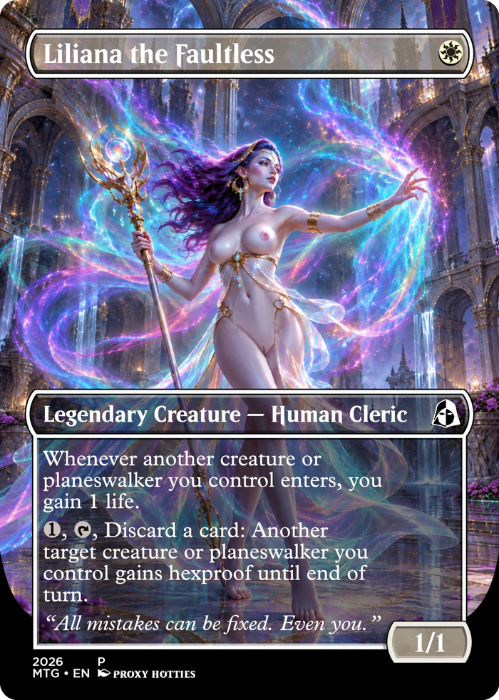 Liliana the Faultless Secret Listings proxy card
